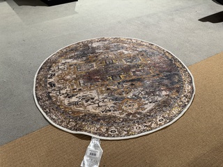 Karpet, meerkleurig, doorsnee 120 cm